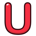 Letter,Red,U,Alphabet,Letters