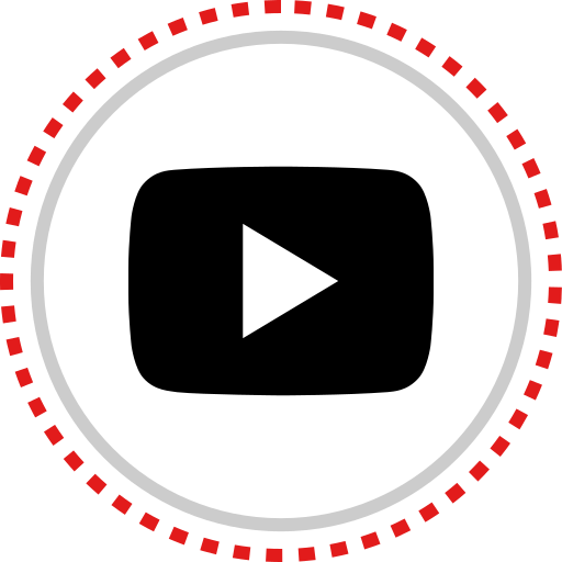 Logo, play, social icon