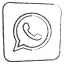 Social Media Round Corner Icons Hand Drawn icon 64x64