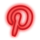 Media,Neon,Pinterest,Set,Social