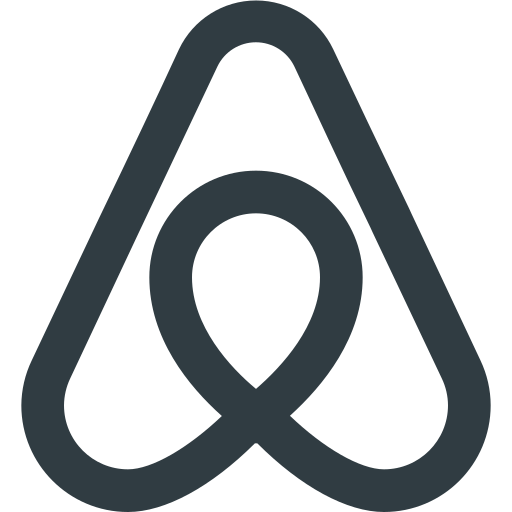 Airbnb, logo, media, social icon