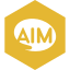 Miu hexagon flat social icon 64x64
