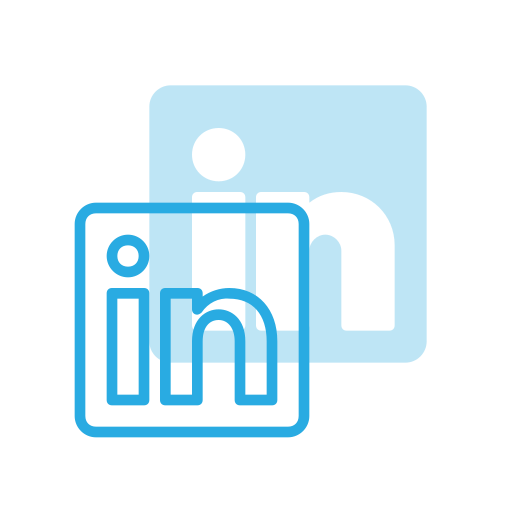 Likedin, logo, media, social icon