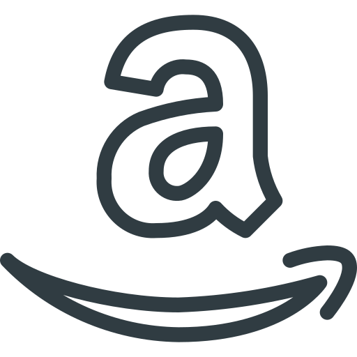 Amazon, logo, media, social icon