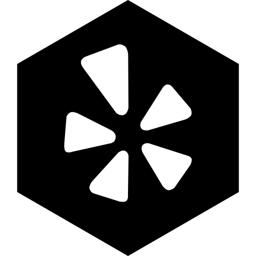 Hexagon, media, social, yelp icon