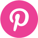 Media,Pink,Pinterest,Round,Social