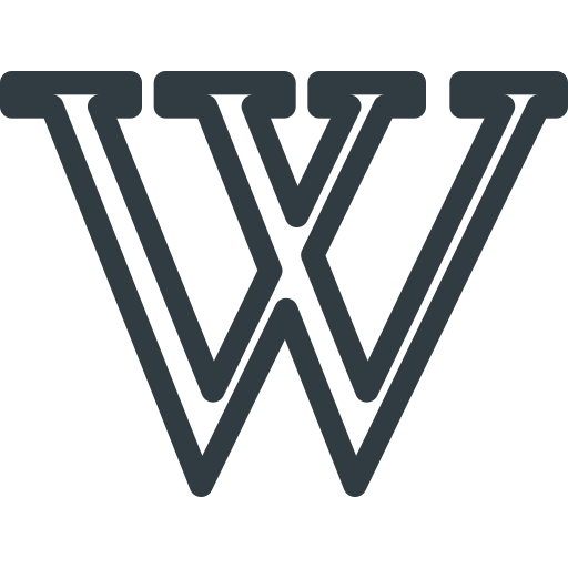 Logo, media, social, wikipedia icon