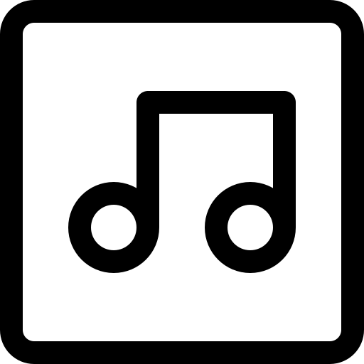App, essential, music, ui icon
