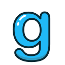 Blue,G,Letter,Lowercase