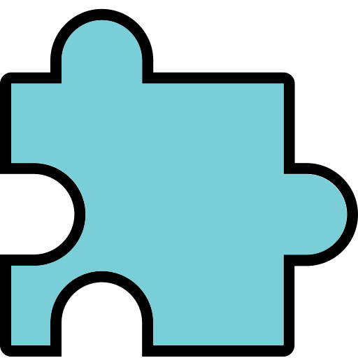 Config, configuration, gear, option, puzzle, setting icon