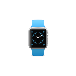 Apple, band, blue, product, sport, watch icon