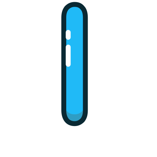 Blue, l, letter, lowercase icon