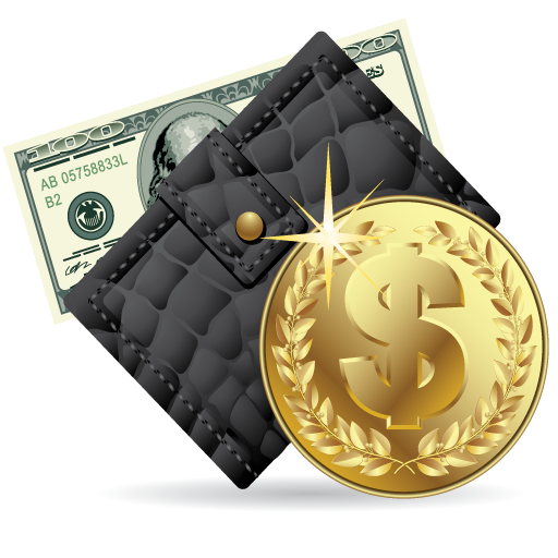 Wallet, money, pay, payment icon