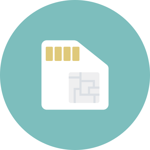 Card, communication, gsm, mobile, phone, sim, simcard icon