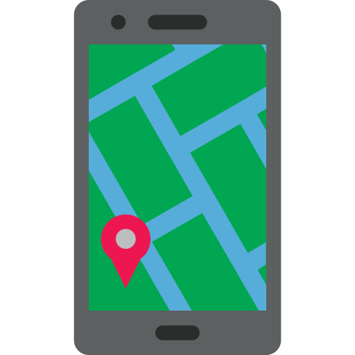 Gps, location, mobile, phone, map, pointer, smartphone icon