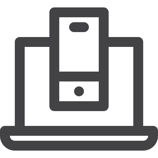 Laptop, phone, responsive, seo, website icon