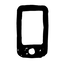 Ai, call, device, hand-drawn, mobile, phone, telephone icon