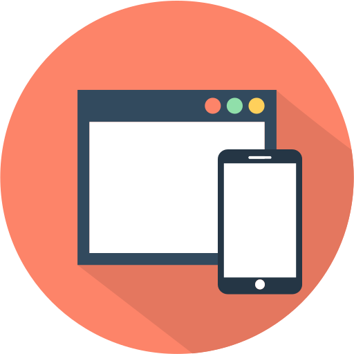 Desktop, mobile, phone, responsive icon