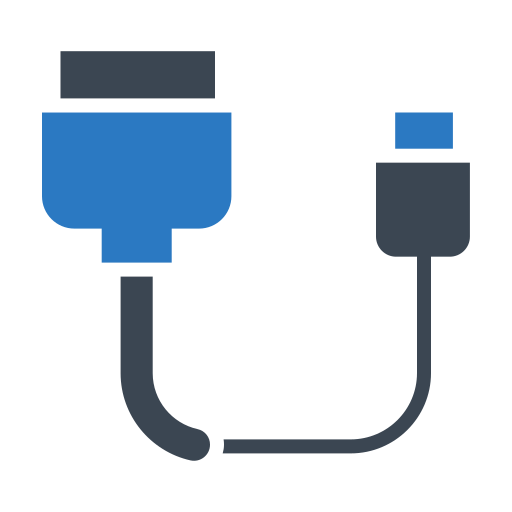 Cable, device, electronic, machine, technology icon