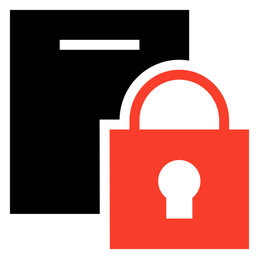 Lock, privacy, safety, security icon