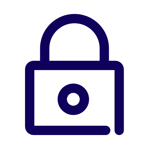 Lock, private, protection, security icon