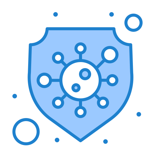 3, protection, safety, shield, virus icon