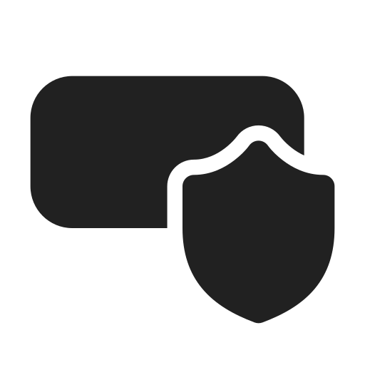 Ic, fluent, shield, badge, filled icon