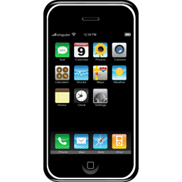 Iphone, mobile, phone icon