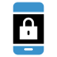 Security Double Colour Blue & Black vol 3 icon 64x64