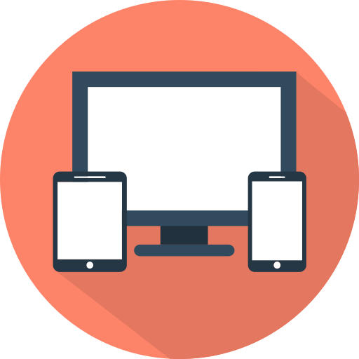 Desktop, mobile, mobile-friendly, responsive, tablet icon