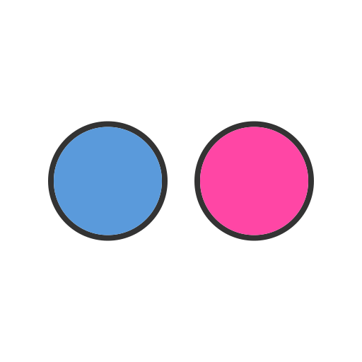 Communication, flickr, internet, logo, technology, video, website icon