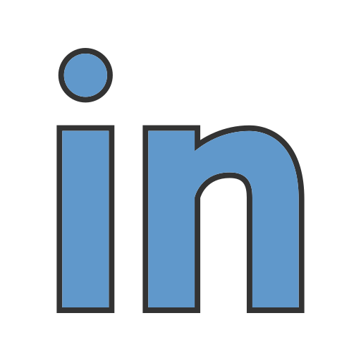 Communication, linkedin, logo, service, social, web, website icon