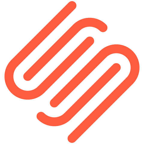 Cms, content, logo, management, software, squarespace, website icon