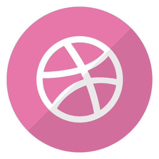 Content, creations, dribbble, logo, media, website icon