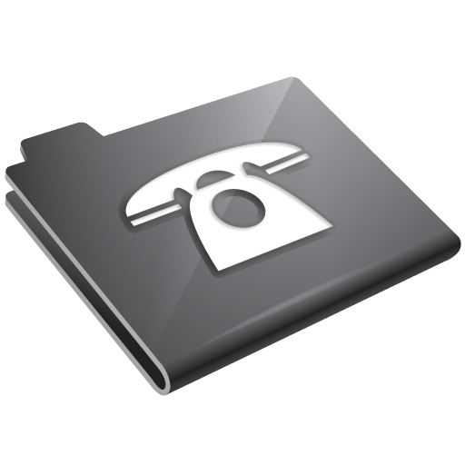 Phone, blue icon