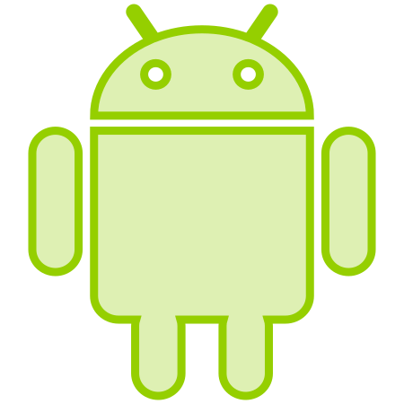 Android, line, mobile, phone, smartphone, social, transparent icon