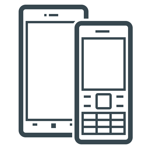 Devices, phones, call, mobile, smartphone icon