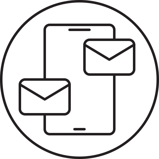 Message, smartphone, mail, mobile icon