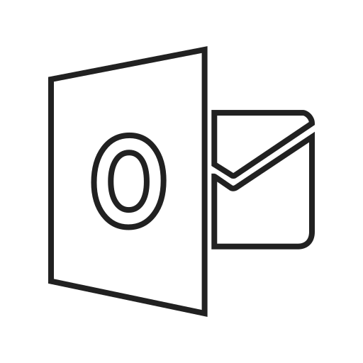 Computer, email, google, internet, message, mobile, outlook icon