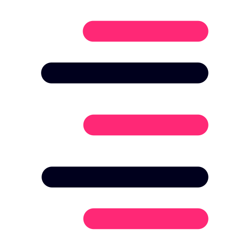 Align, mobile, right, ui, ux, web icon