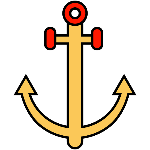 Anchor, seo, settings, smartphone icon