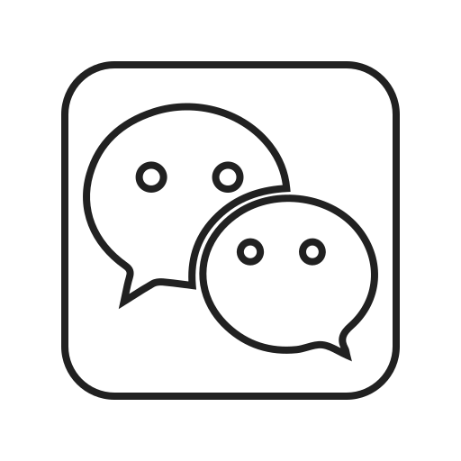 Call, contact, group, media, message, social, wechat icon
