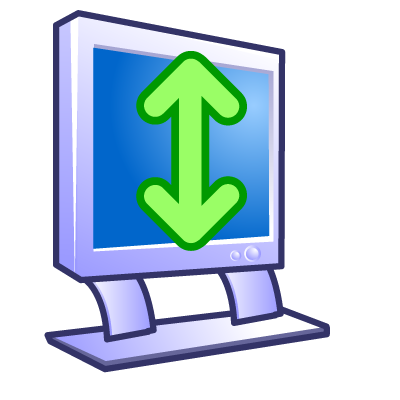 In, screen, zoom icon
