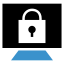 Security Double Colour Blue & Black vol 2 icon 64x64