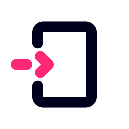 Import, mobile, ui, ux, web icon