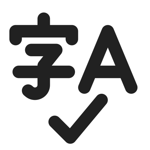 Ic, fluent, text, proofing, tools, zi, filled icon