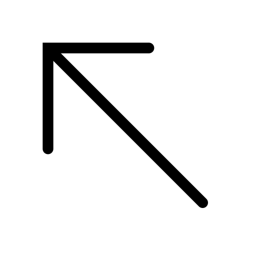 Arrow, left, up, arrows icon
