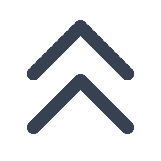 Double, chevron, up icon