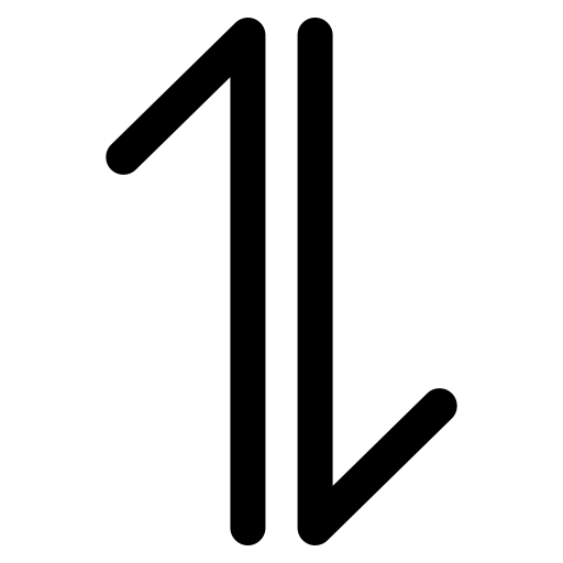 Ui, switch, down, up, arrow, direction icon