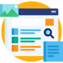 ui,interface,multimedia,edit tools,seo and web,magnifying glass,browser,website,communications,browsers,search,loupe,web page,html,vr glass,xing website logo,www,search engine,url,engine